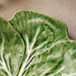 Vintage Large Green Ceramic Cabbage Plate