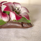Capodimonte Porcelain Pink Lilies on Branch Figurine