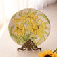 Vintage Fleurs du Jour Stafford Floral Ceramic Handpainted Plate