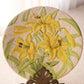 Vintage Fleurs du Jour Stafford Floral Ceramic Handpainted Plate