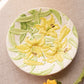 Vintage Fleurs du Jour Stafford Floral Ceramic Handpainted Plate