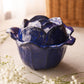 Ceramic Dark Blue Lidded Cabbage Dish (Made in Italy)
