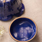 Ceramic Dark Blue Lidded Cabbage Dish (Made in Italy)