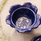 Ceramic Dark Blue Lidded Cabbage Dish (Made in Italy)