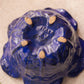 Ceramic Dark Blue Lidded Cabbage Dish (Made in Italy)