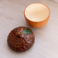 Brown & Green Ceramic Lidded Acorn Dish