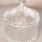 Clear Crystal Nutcracker Scene Lidded Dish