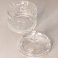 Clear Crystal Nutcracker Scene Lidded Dish