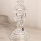 Clear Crystal Nutcracker Taper Candleholder