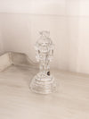 Clear Crystal Nutcracker Taper Candleholder