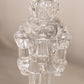 Clear Crystal Nutcracker Taper Candleholder