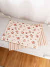 Cream Fabric Rose Reversible Placemats (Set of 2)