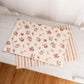 Cream Fabric Rose Reversible Placemats (Set of 2)