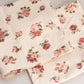 Cream Fabric Rose Square Napkins (Set of 2)
