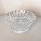 Vintage Mikasa Clear Crystal Rainier Swirl Bowl