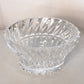 Vintage Mikasa Clear Crystal Rainier Swirl Bowl