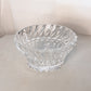 Vintage Mikasa Clear Crystal Rainier Swirl Bowl