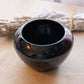 Vintage Dark Blue & Purple Ceramic Violet Pot Planter