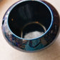 Vintage Dark Blue & Purple Ceramic Violet Pot Planter
