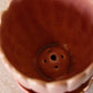 Vintage Dark Pink Haeger Scalloped Ceramic Planter