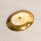 Small Oval Brass Flower Shaped Dish
