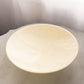 Vintage Extra Large Cream Alabaster Stone Footed Bowl