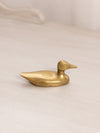Extra Small Brass Duck Figurine
