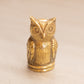 Extra Small Hollow Brass Owl Figurine