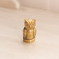 Extra Small Hollow Brass Owl Figurine