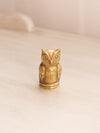 Extra Small Hollow Brass Owl Figurine
