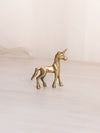Extra Small Mini Brass Unicorn Figurine