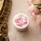 Vintage Extra Small Spode Bone China Pink Transferware Lidded Jar
