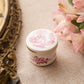 Vintage Extra Small Spode Bone China Pink Transferware Lidded Jar