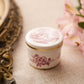 Vintage Extra Small Spode Bone China Pink Transferware Lidded Jar