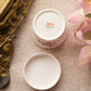Vintage Extra Small Spode Bone China Pink Transferware Lidded Jar