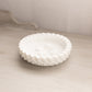 Fenton Circular White Milk Glass Hobnail Flower Ashtray Dish