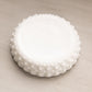 Fenton Circular White Milk Glass Hobnail Flower Ashtray Dish