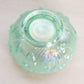 Fenton Green Opalescent Iridescent Lily of The Valley Bowl