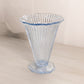 Vintage Fenton Light Blue Glass Flared Vase Sheffield Vase