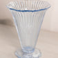 Vintage Fenton Light Blue Glass Flared Vase Sheffield Vase