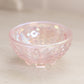 Fenton Pink Iridescent Glass Woven Fairy Lamp Bottom (No Top)