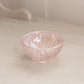Fenton Pink Iridescent Glass Woven Fairy Lamp Bottom (No Top)
