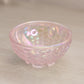 Fenton Pink Iridescent Glass Woven Fairy Lamp Bottom (No Top)