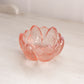 Fenton Small Pink Glass Flower Bowl Trinket Dish
