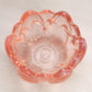 Fenton Small Pink Glass Flower Bowl Trinket Dish