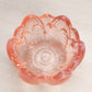 Fenton Small Pink Glass Flower Bowl Trinket Dish
