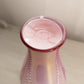 Fenton Tall Pink Iridescent Cased Iridescent Glass Vase
