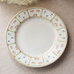 Antique MZ Austria Porcelain Plate with Blue & Pink Flowers