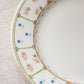 Antique MZ Austria Porcelain Plate with Blue & Pink Flowers