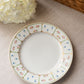 Antique MZ Austria Porcelain Plate with Blue & Pink Flowers